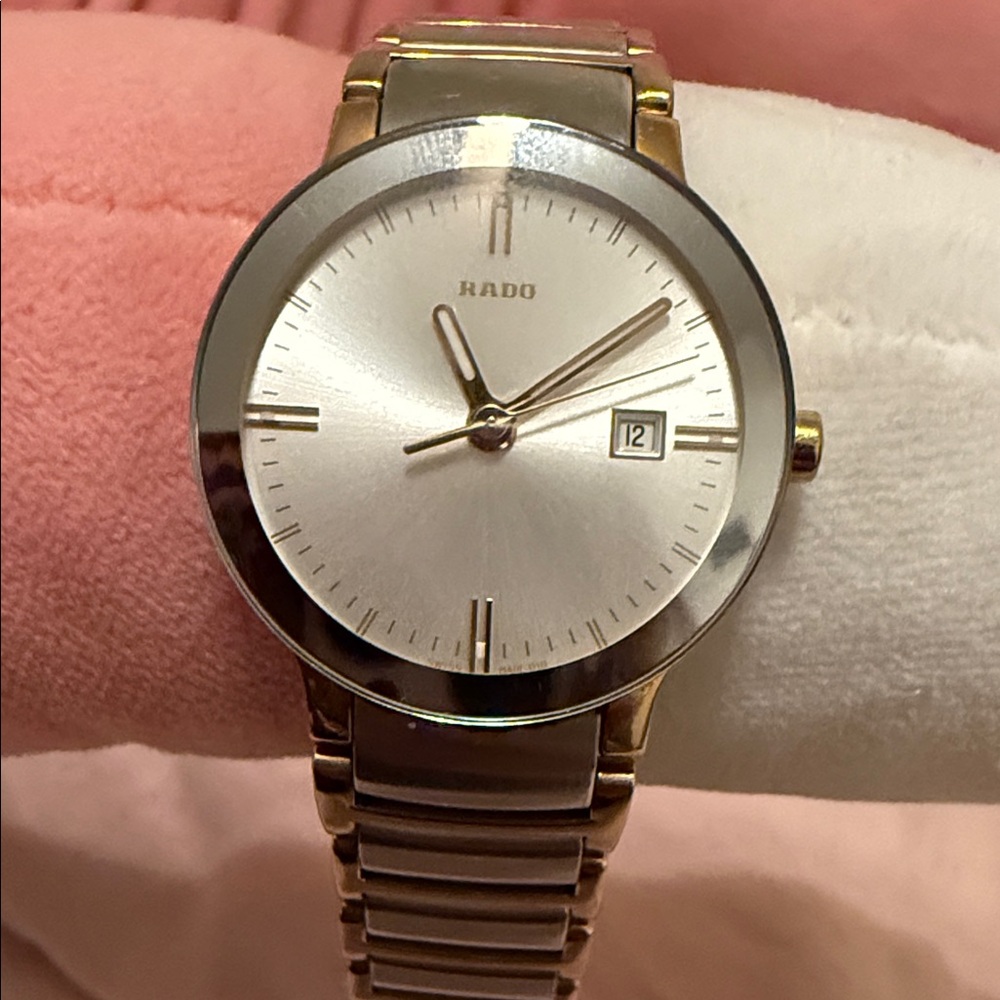Rado Centrix Jubile Two-Tone Silver and Gold Watch